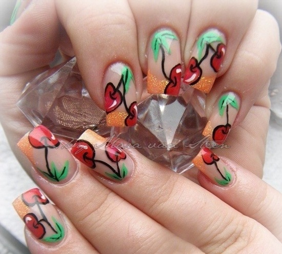 fruit nail art (17)