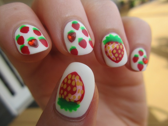 fruit nail art (7)