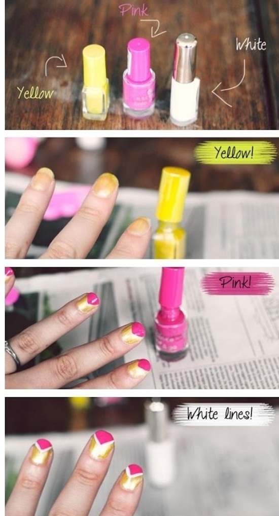 yellow nail art (15)