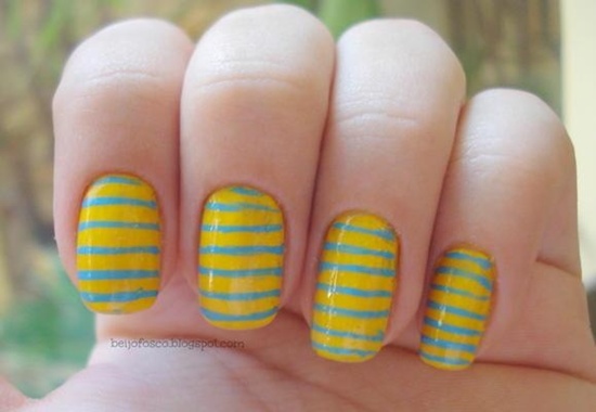 yellow nail art (20)