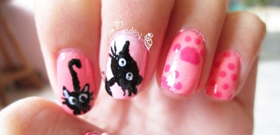 kitty nail art (13)