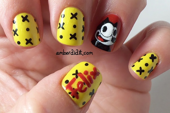kitty nail art (22)