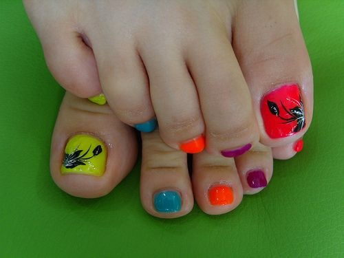 cute toe nail art (23)