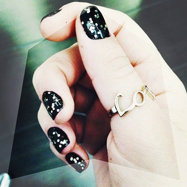 black and white nail designs 21
