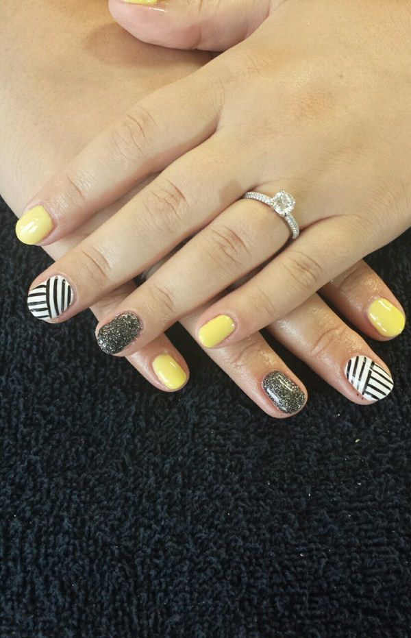 black and white nail designs 23