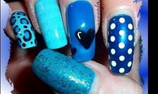 blue nail art (17)