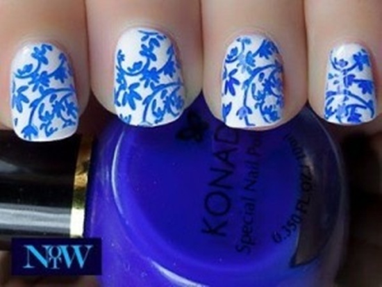 blue nail art (18)
