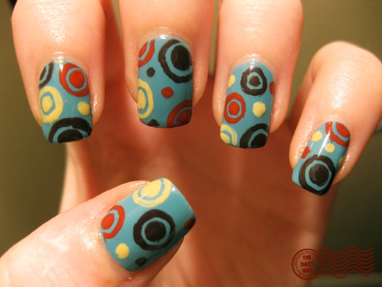 20 Digital Circle Nail Art Designs To Try