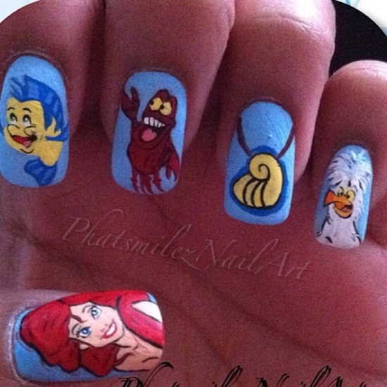 mermaid nail art (21)