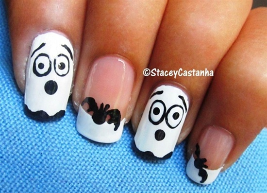 bat man nail art