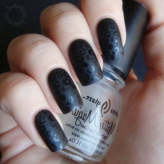 matte nail art (17)