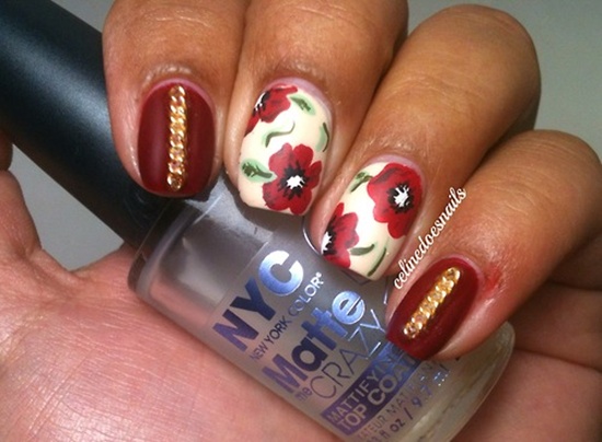 matte nail art (21)