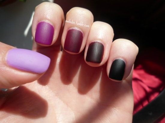 matte nail art (24)