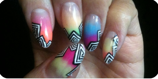 omber mani nail art (22)