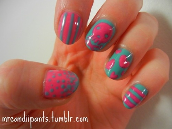 pink nail art (25)