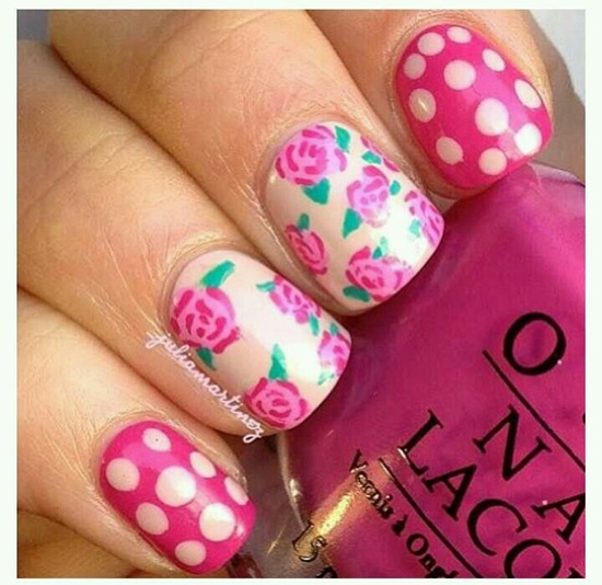 pink nail art (3)