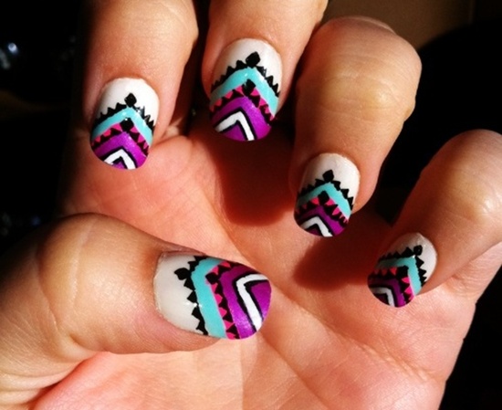 30 Trendy Tribal Nail Art Ideas