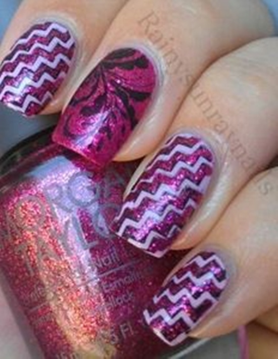 zig zag nail art (15)